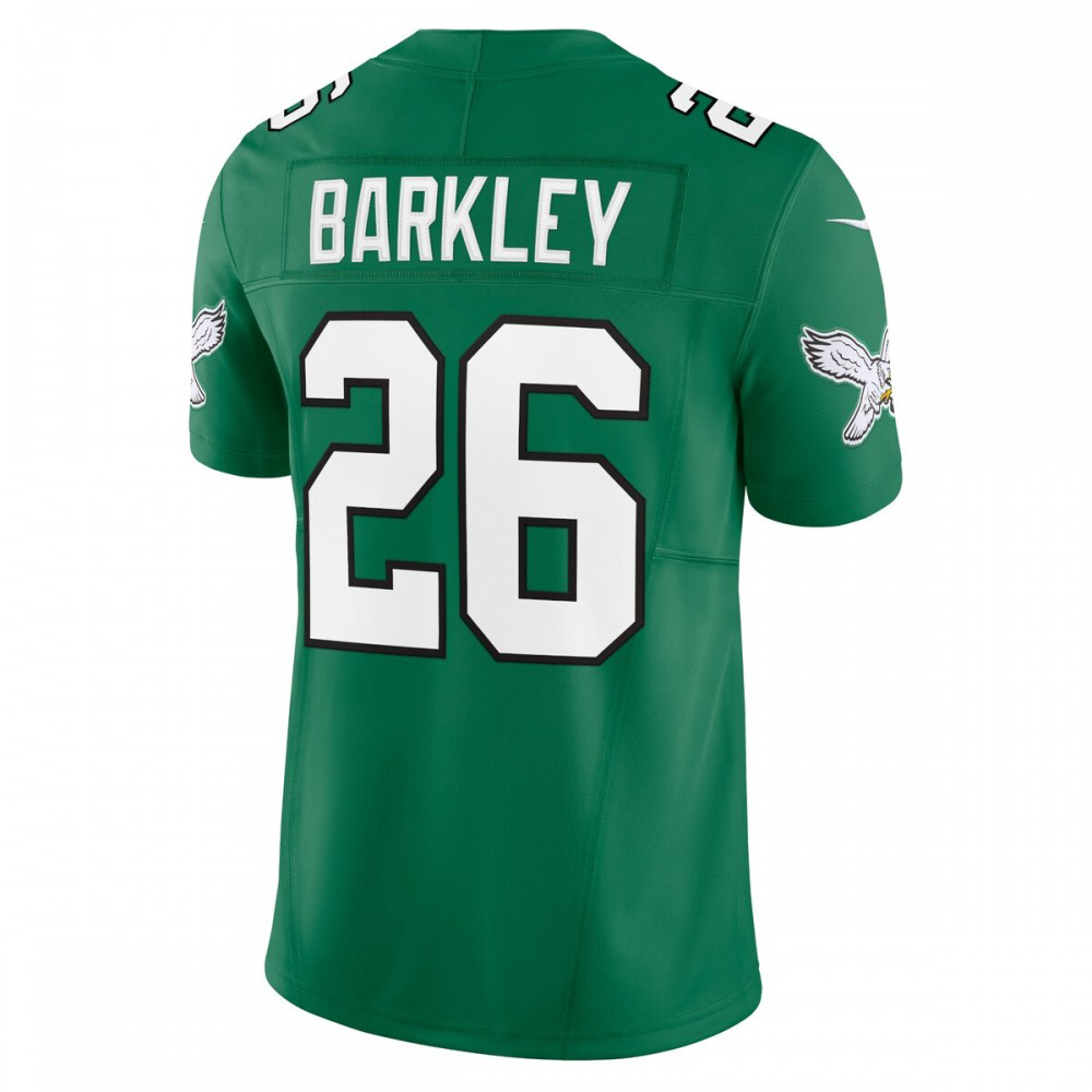 Saquon Barkley Philadelphia Eagles Nike Alternate Vapor F.U.S.E. Limited Jersey - Kelly Green-GridironStore
